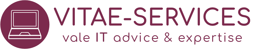 Vitae Services logo with open laptop